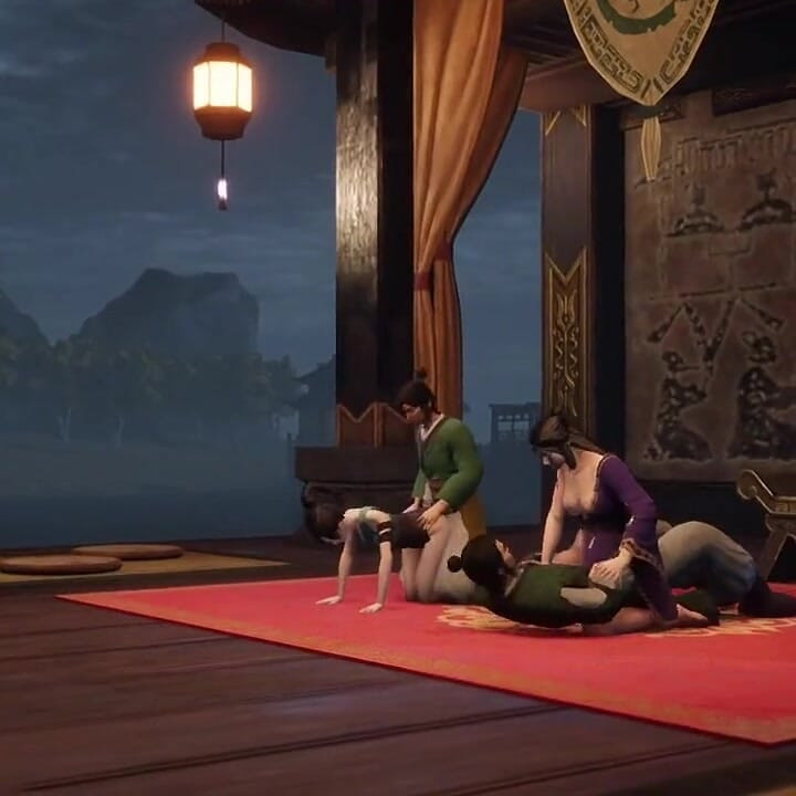 Recalling the Days When He Had an Affair with Stepsister Tong Behind the Stage (3d)