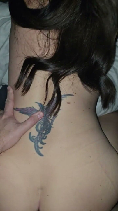 Real Milf rubs cock with lube with her big fake pierced tits showing | Clip 1
