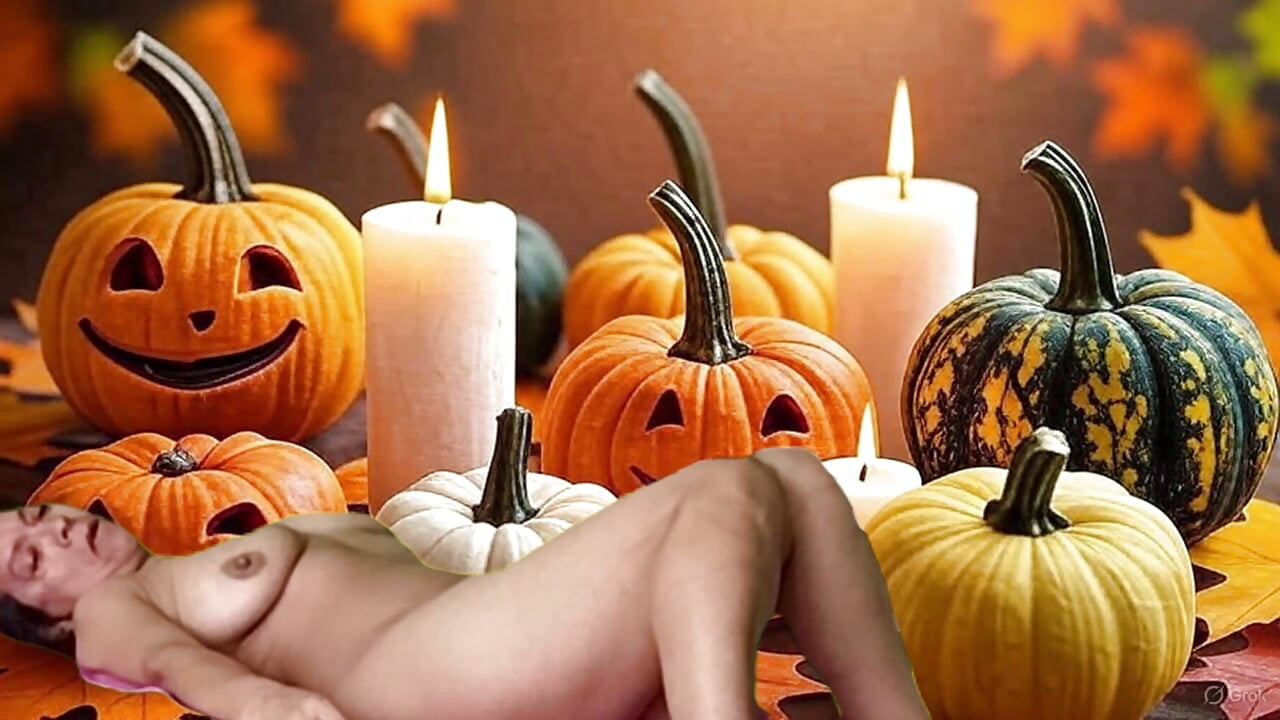 Hot Sex Halloween Picnic with Garabas and Olga