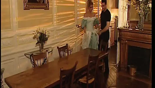 Blonde German Hot Mom with Bubble Butt Rides Huge Cock in