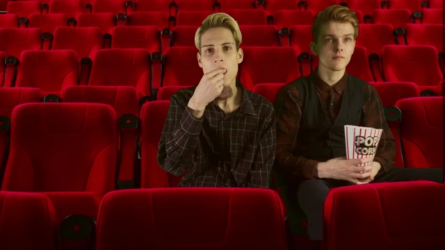 Cinema hall. Group Sex. 3some 2 tops 1 bottom