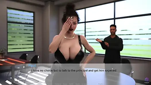 MILF Stepmom Fucked Hard By Her Stepson's BBC Teacher - THE OFFICE
