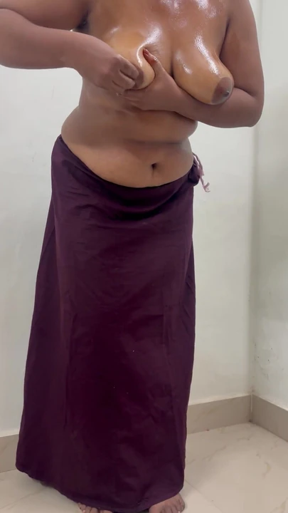 Spectacular moment from "Nude boobs oil massage"