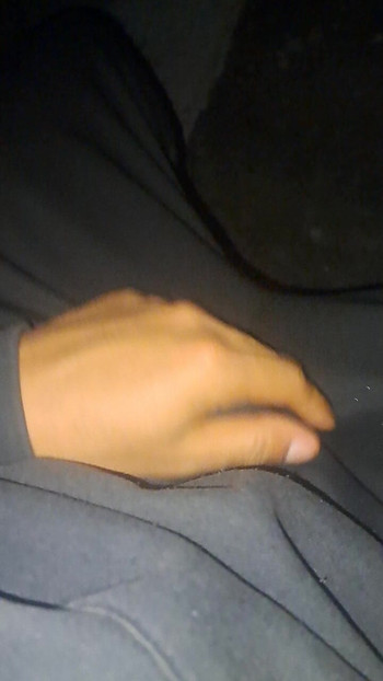 SITTING IN THE CHAIR TOUCHING MY DICK