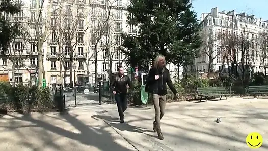 Milf blonde dismantled by Max and Jack