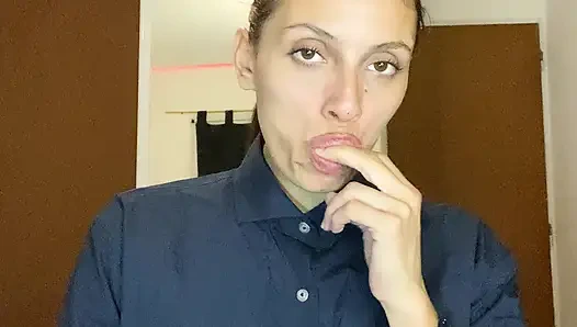 The Slutty Secretary Infallibly Relieves Her Boss's Stress