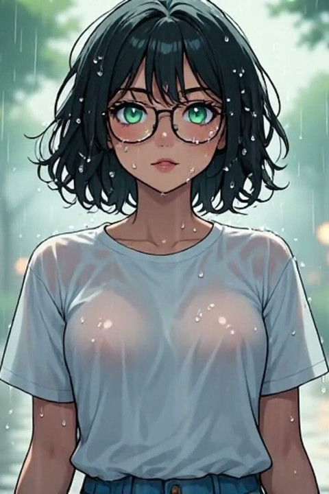 POV 비에 나를 사랑하는 25살 여친, 하지만 난 그녀를 거부하고 나이 든 남자와 함께 자신을 위안 결국
