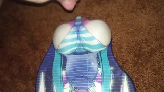Hatsune miku mousepad cumshot