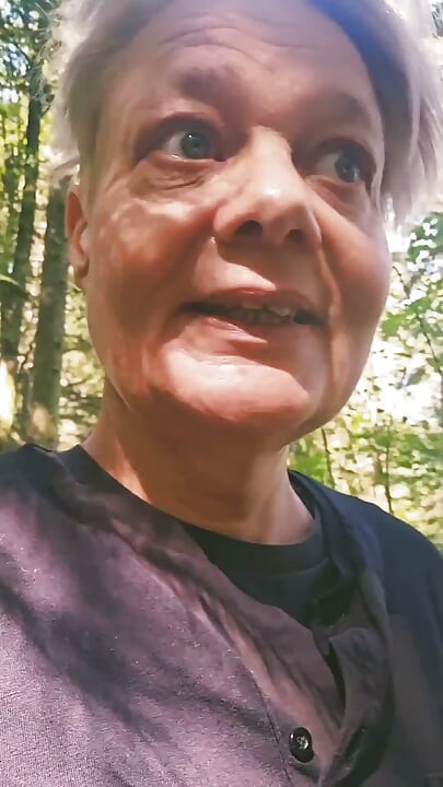 I'm Wandering Around in the Woods, Exhibitionism, Looking for a Good Cock to Fuck Me.