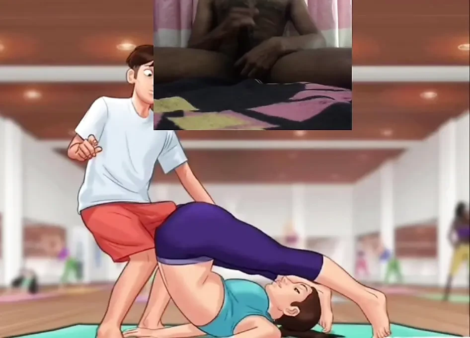 Rubbing my Dick on Yoga Teacher while Helping her