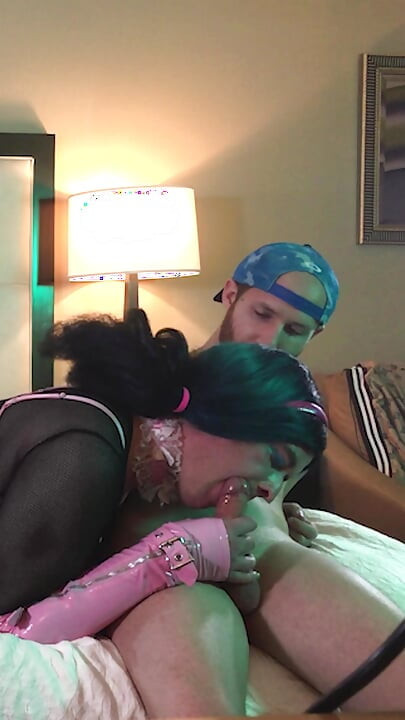 자지를 딥쓰롯하는 핫한 TS Kelsey Masters - 모음집 7