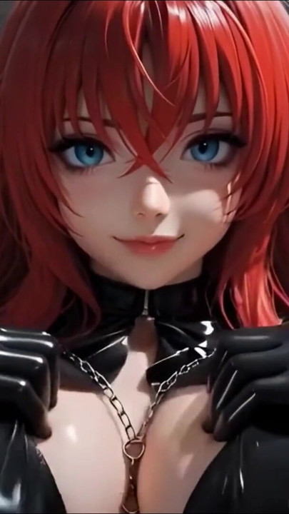 High School DxD Rias Gremory Rozbieranie bielizny do nagiej zmysłowej kompilacji | Klip 3