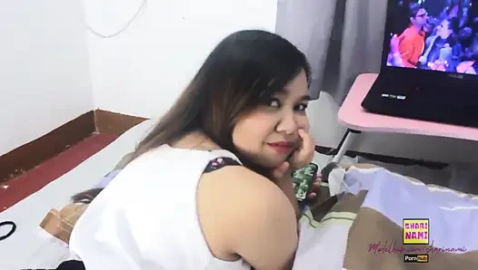 Sharinami dientot habis-habisan dan dicrot di dalam sama orang asing yang dia temui di online