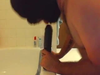 Dildo ass to mouth with cumshot