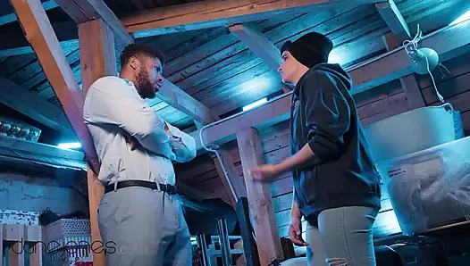 Dane Jones Cheeky thief Gigi Max sucks and rides big black cock hot hardcore interracial sex