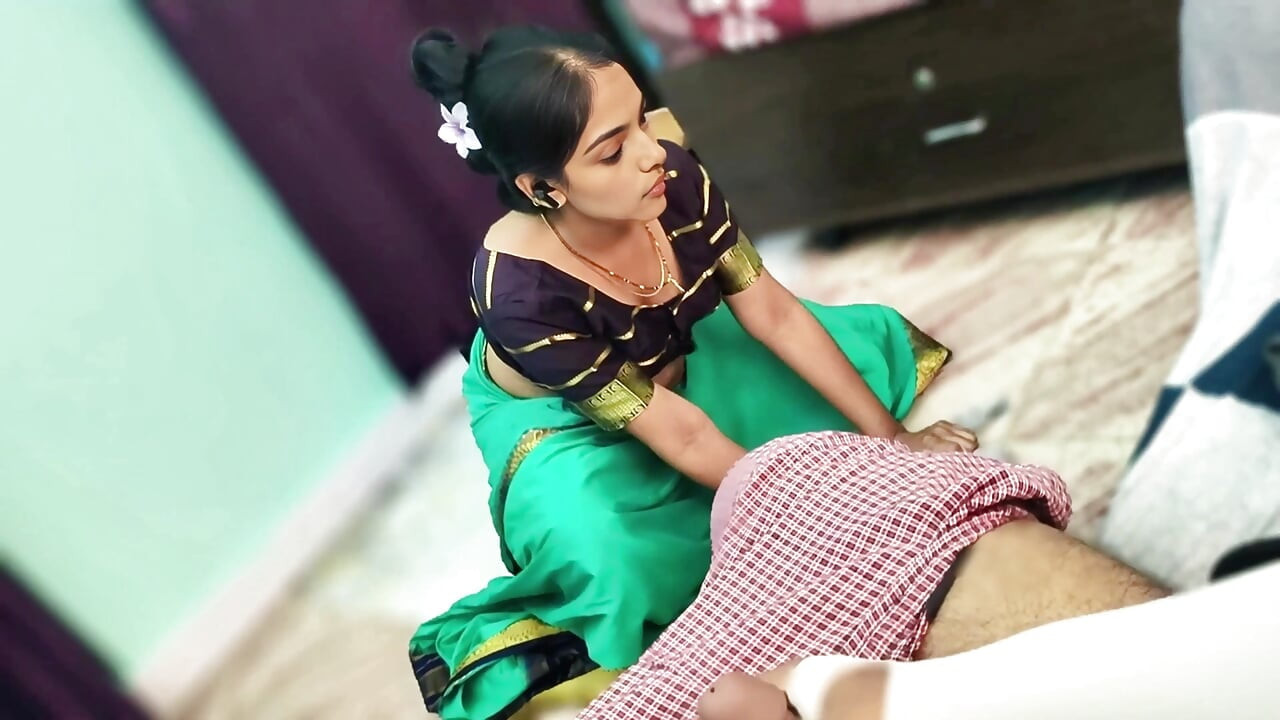 Das indische zimmermädchen in Sari gefickt, volles Hindi sexvideo