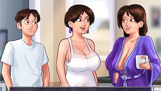 Summertime saga: the nurse helped Johannes