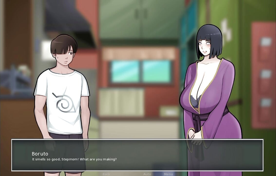 Konoha MILFs Part 36 - My Stepmother Hinata Gives Me a Handjob While I Suck on Her Big Tits - by Eroticgamesnc