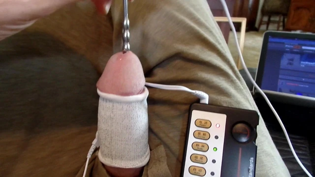 Electrosex Sounding with a Big Load of Hot Cum