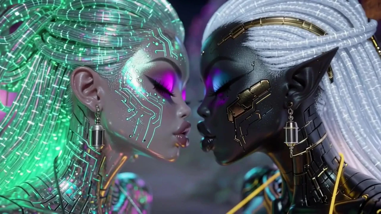 Captain Nova Song ve Kiss klipleri, ai animasyonu