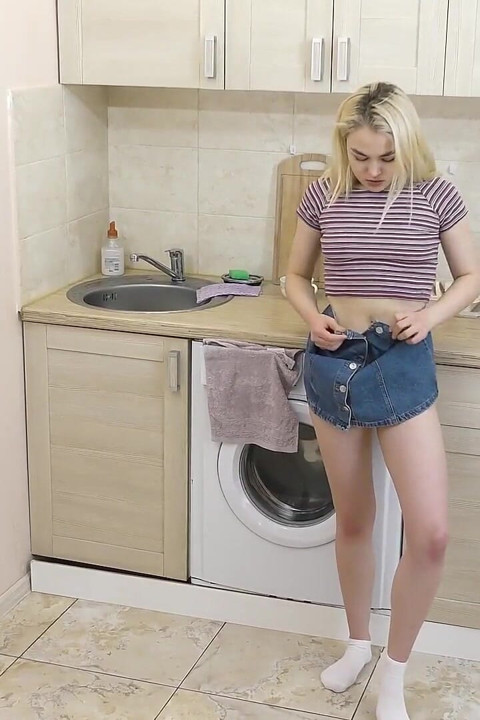 Maya Stone Loves to Get Naked and Rub Her Pussy for Us