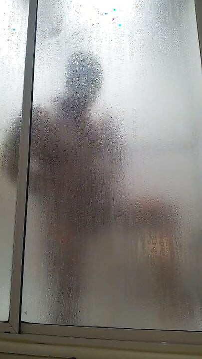 Last video in the bathroom through the panel