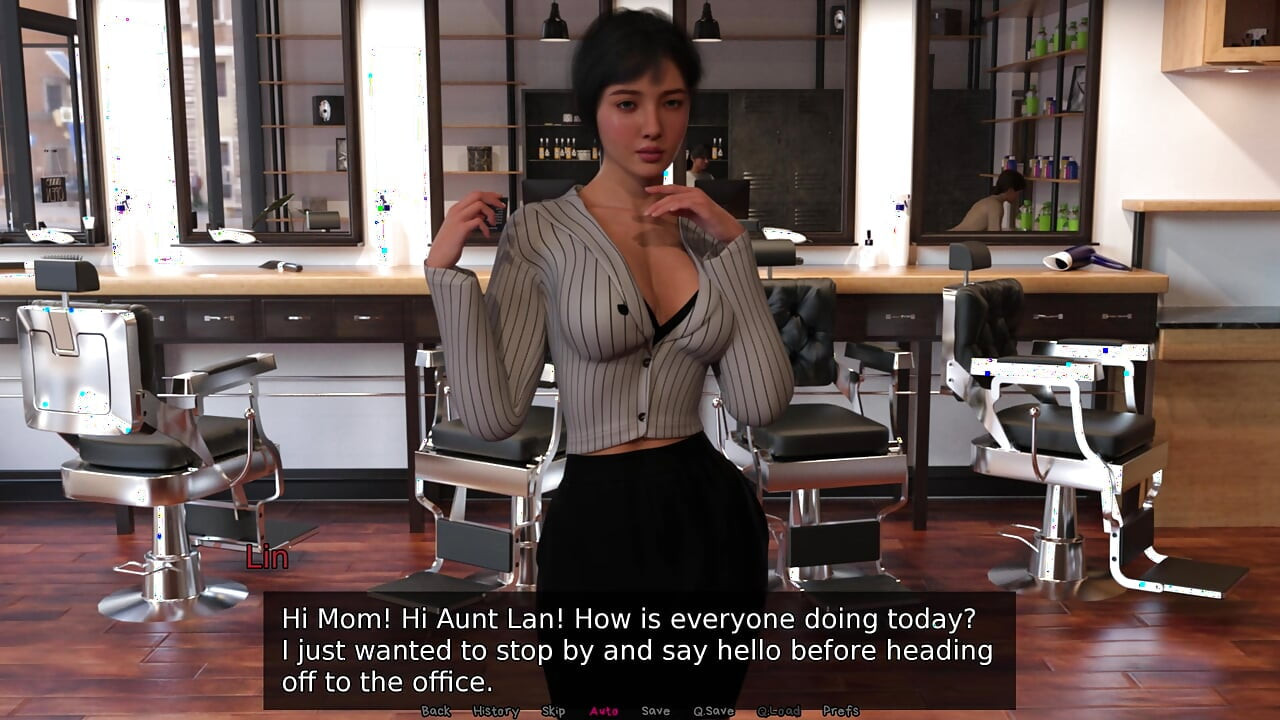 Muscular Guy Fucked Salon's Hot Ladies