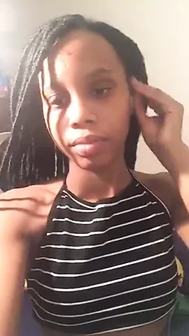 Black Girl Showing Boobs