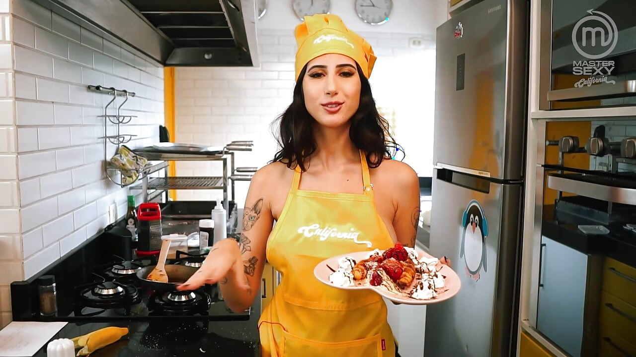 Hot lesbian Latinas cooking - Part 2 - SFW