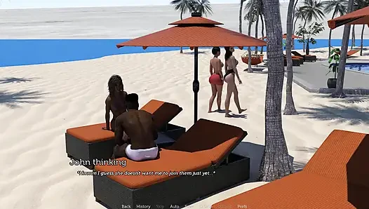 Tacos: Eş değiştiren çift ve bikinili seksi ateşli kızlar ile sahilde keyifli güneşli bir gün - bölüm 78