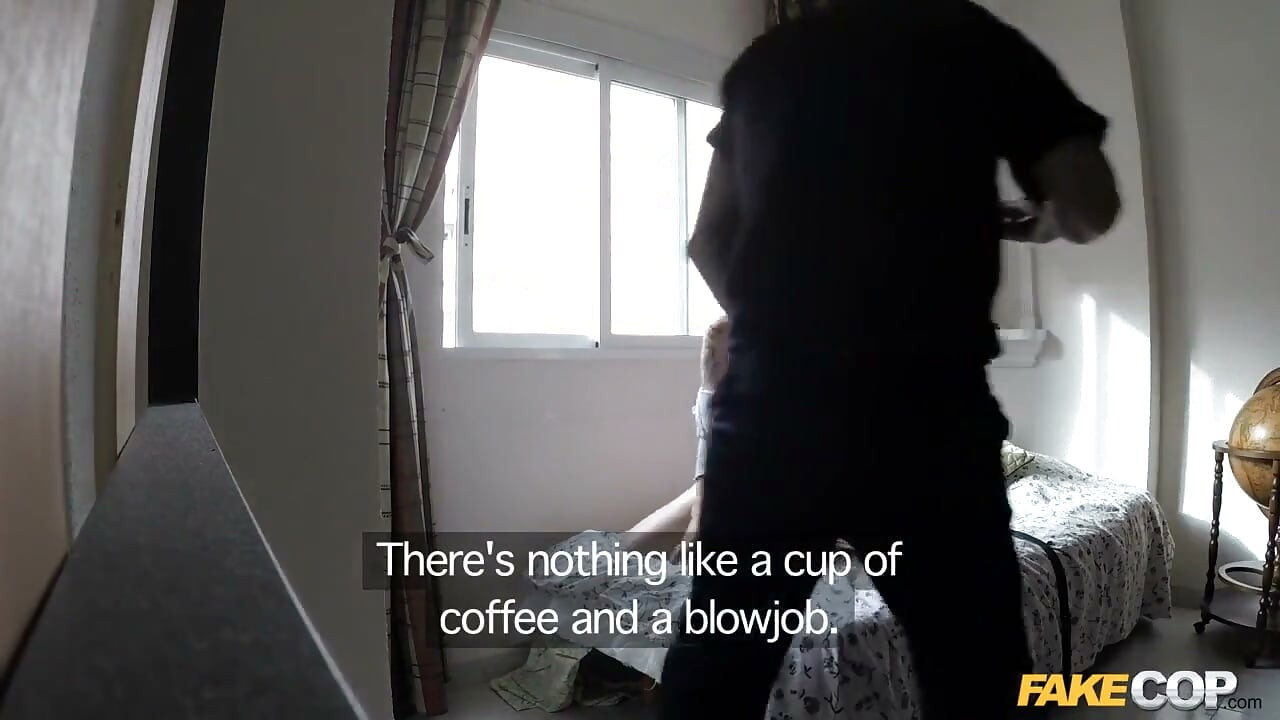 Fake Cop - Big Tit Spanish Brunette Rides Cops Cock