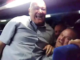 older step dad showing off cock for mates