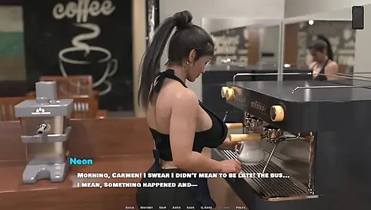 Обивание милфы No03, шлепаю мою латину-босса с большой задницей