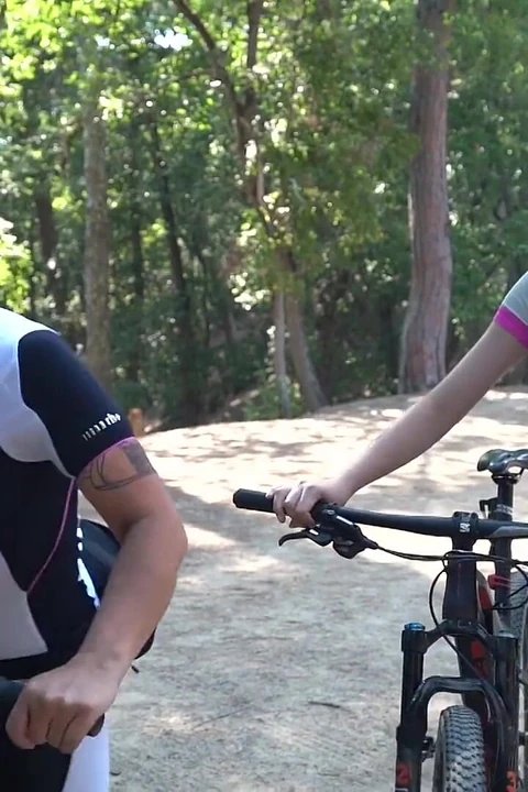 These Old and Young Lesbians Get Wet and Wild During a Bike Ride