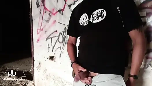 Pervert Shows Me His Penis in Public and I Couldn't Resist Trying It in an Abandoned Building