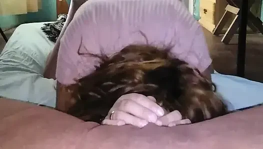 Recording with My Cell Phone with My Girlfriend in a Pink Dress