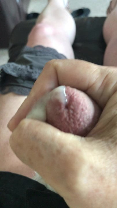 Dressed and cumming