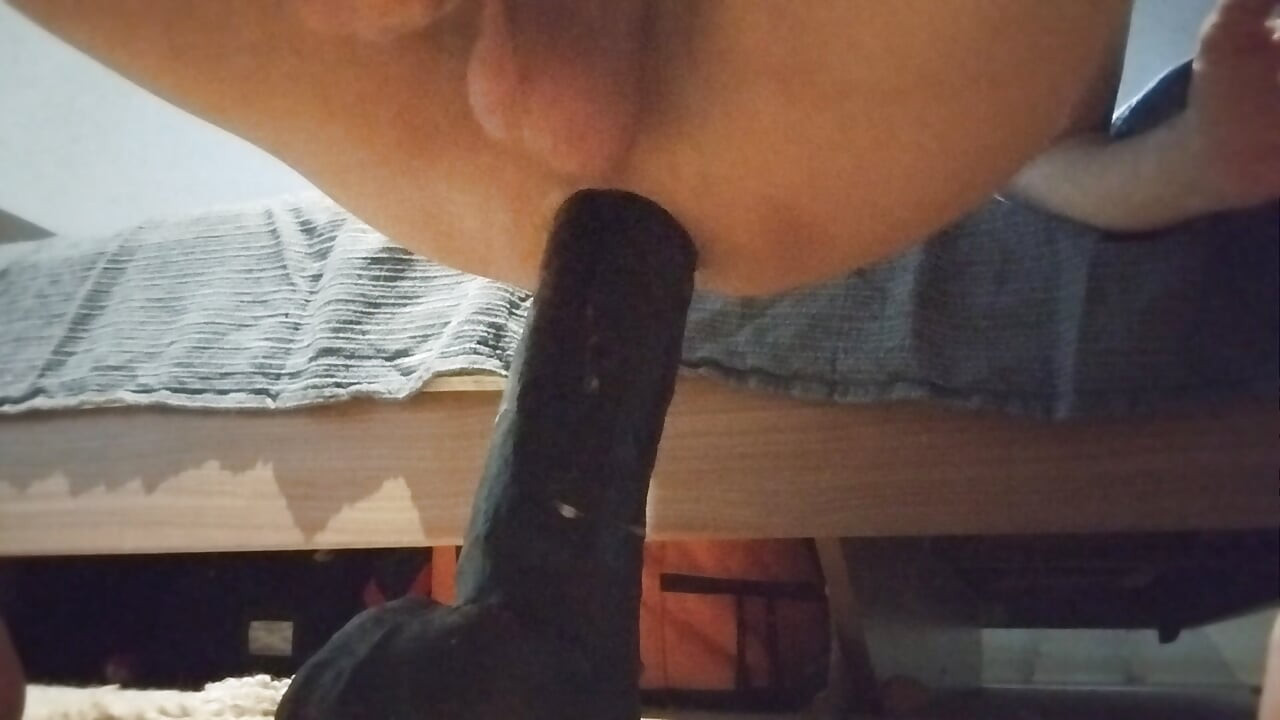Closeup toy solo play with prolapse