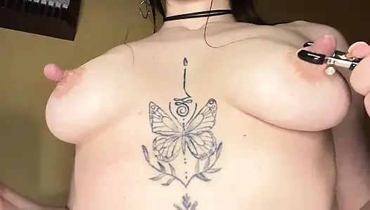 That MILF who cums just from having her nipples played with