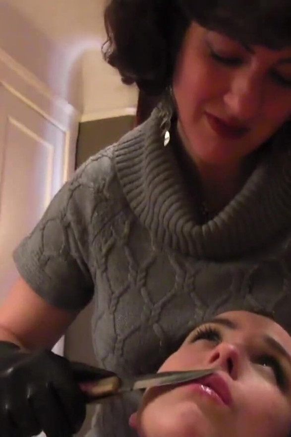 Pregnant mistress destroys her little bitch