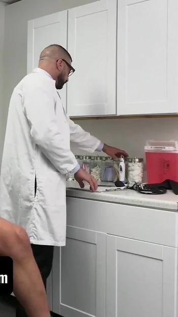 Must-see moment from "Doctor Tapes - Muscular Hunk Doctor Marco Napoli Whips Out His Cock And Barebacks Hot Latino Patient"