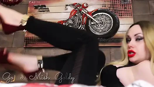 Worship and suck my high heels first then slave, which bought them for me!