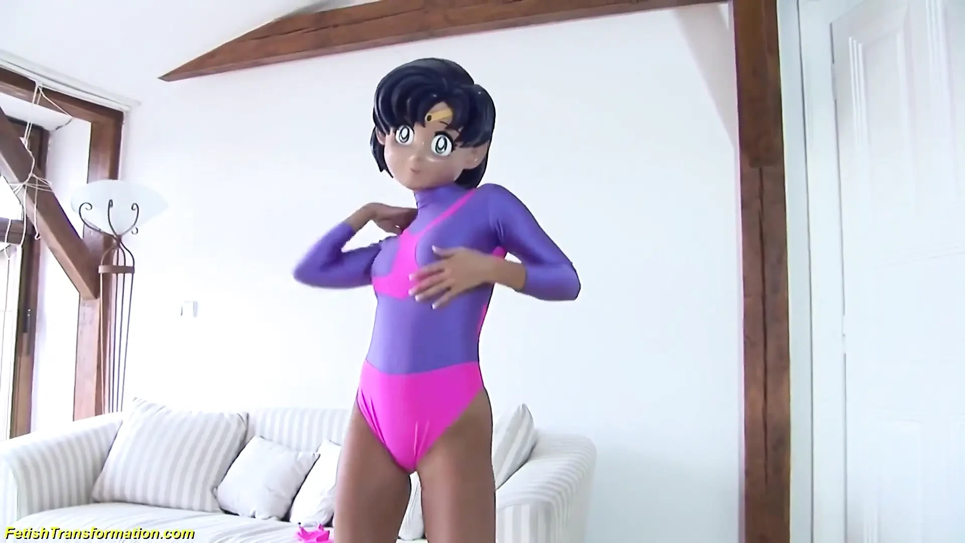 Real spandex kikurumi teen doll