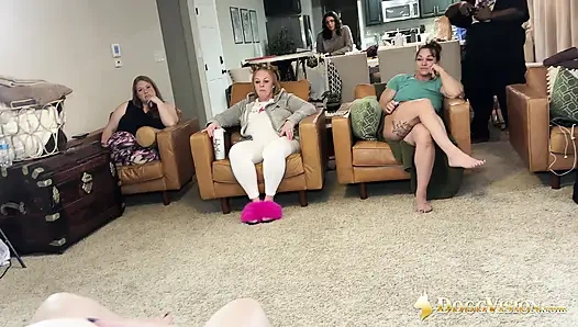 Anal GILF penonton langsung DP threesome