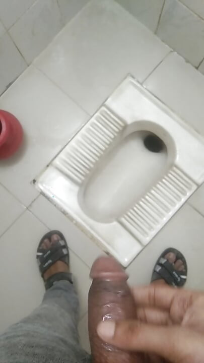 I went to the office bathroom and beat myself up