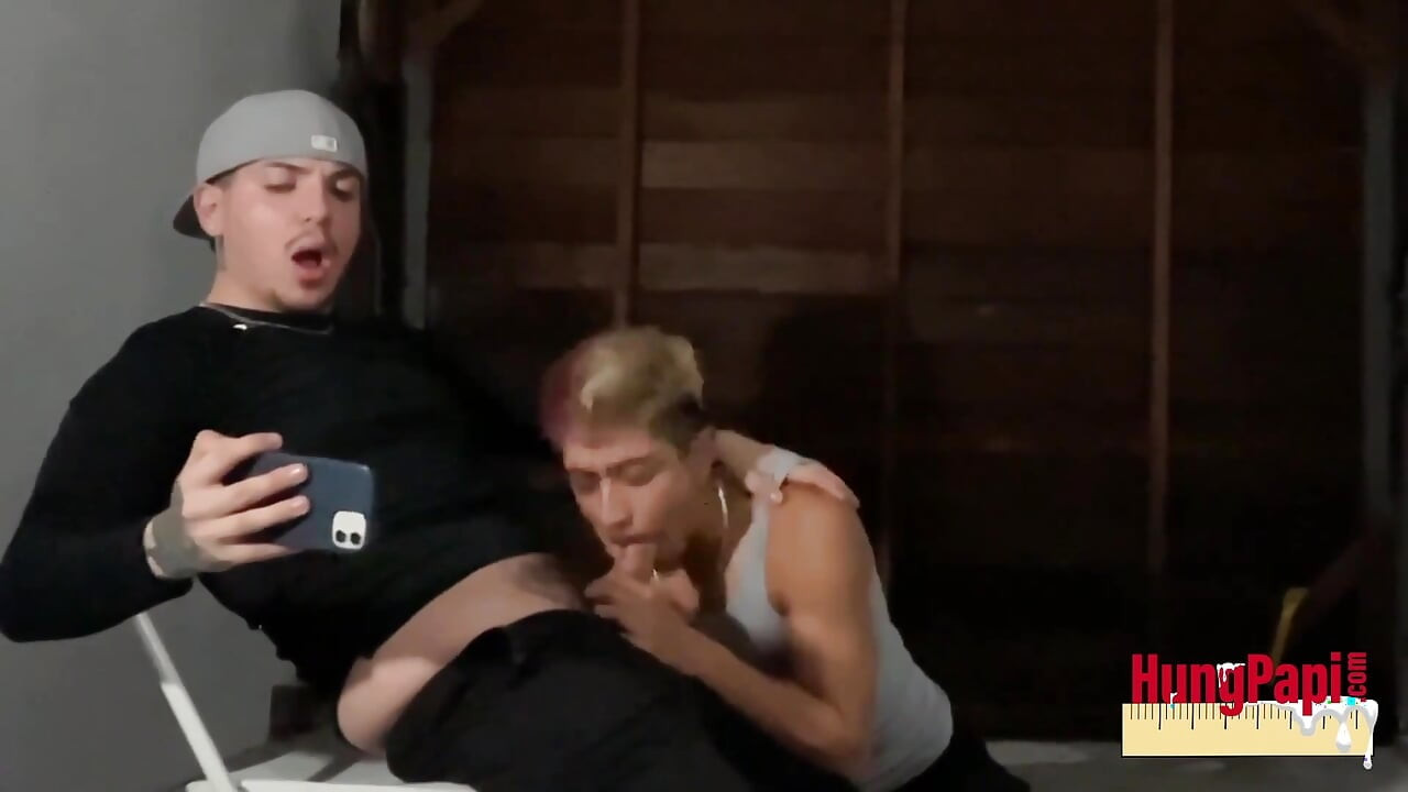 Gay Cholo Sucks Gang Thugs Cock