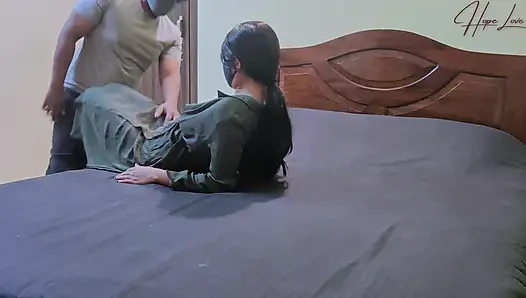 I Called My Gardener Inside the House to Experience His Big Dark Cock.