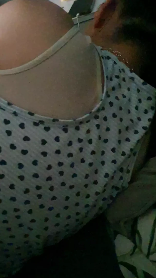 Step son naked with low erection in bed with step mom while she's asslep