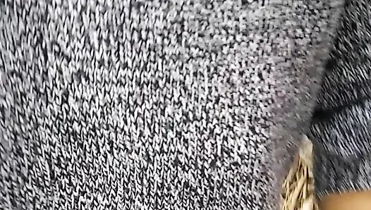 stranger big booty surpised and fucked in public forest