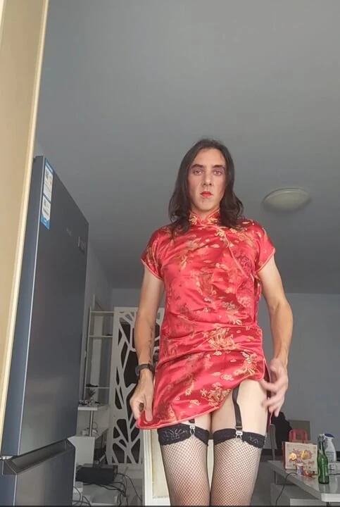 Sissy slut strips, plays with dildo and vibe before Cumming